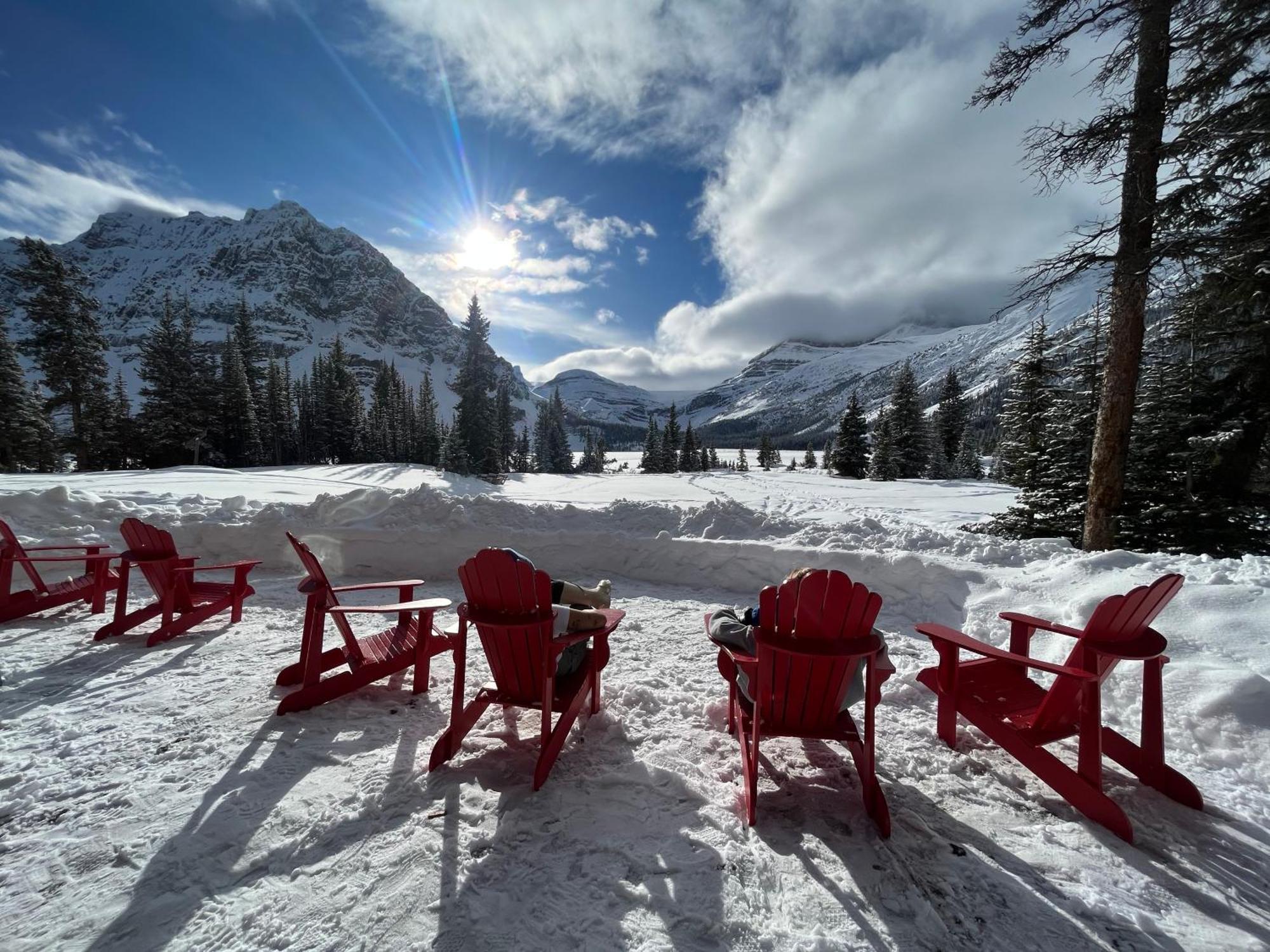 The Lodge At Bow Lake Lake Louise Exteriör bild